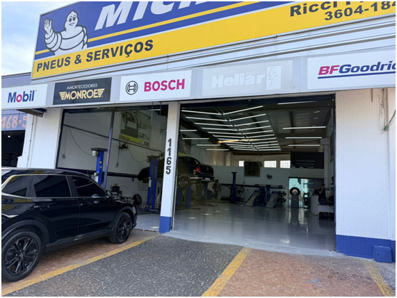 Loja Ricci Pneus em Americana SP